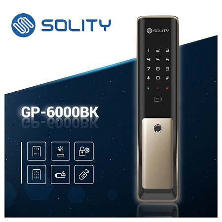 Khoá cửa vân tay wifi Solity GP-6000BK