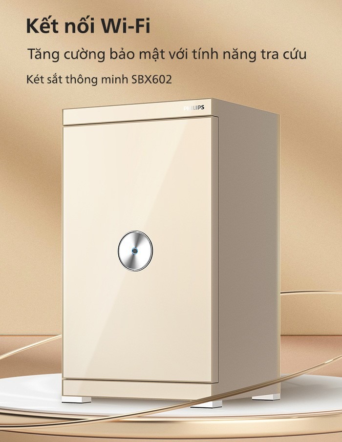 Kết nối trực tiếp k&eacute;t sắt với app tr&ecirc;n điện thoại th&ocirc;ng minh