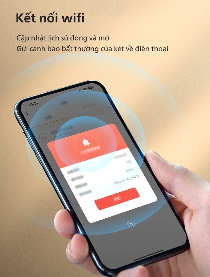 Gửi th&ocirc;ng b&aacute;o ngay về điện thoại khi c&oacute; bất thường