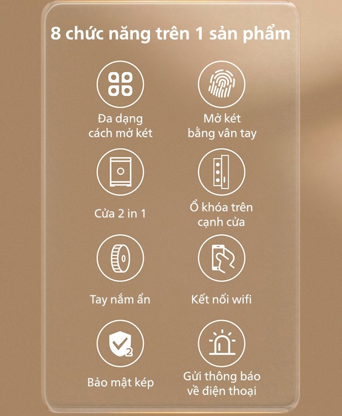 Một sản phẩm, nhiều t&iacute;nh năng