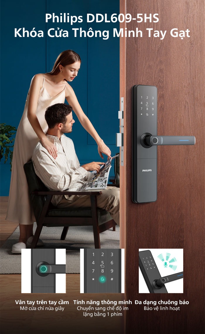 DDL609-5HS sở hữu nhiều t&iacute;nh năng nổi bật
